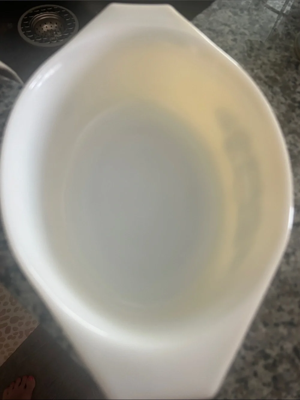 Pyrex Yellow Floral Stoneware Casserole Dish